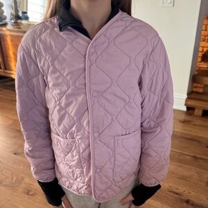 Uniqlo Women's Light Pink Quilted Puffer Jacket